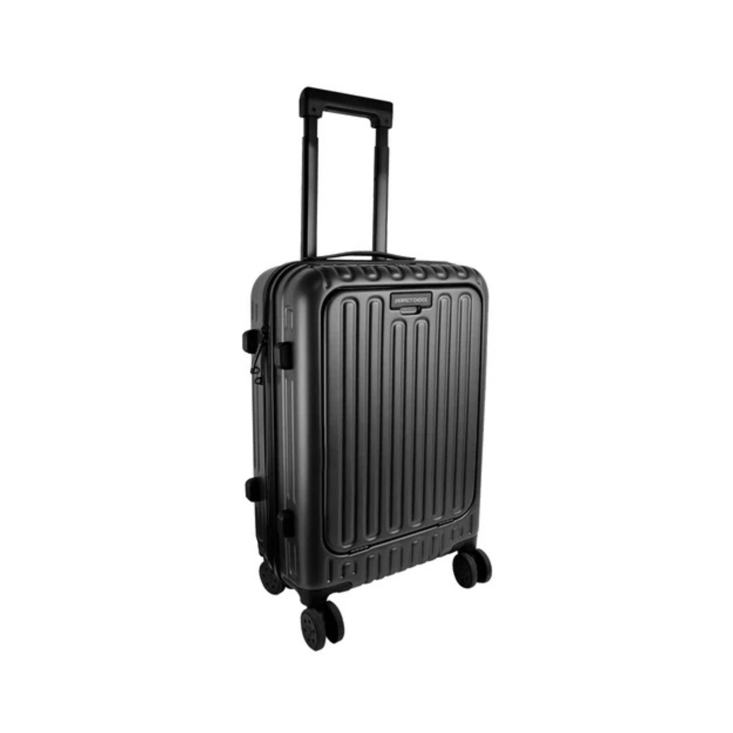 Maleta carry on / equipaje de mano, ruedas 360° (spinner), ligera y resistente, compartimento acolchado para laptop